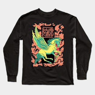 Wings of Olympus | Legendary Pegasus Soars | MythoComix Tee Long Sleeve T-Shirt